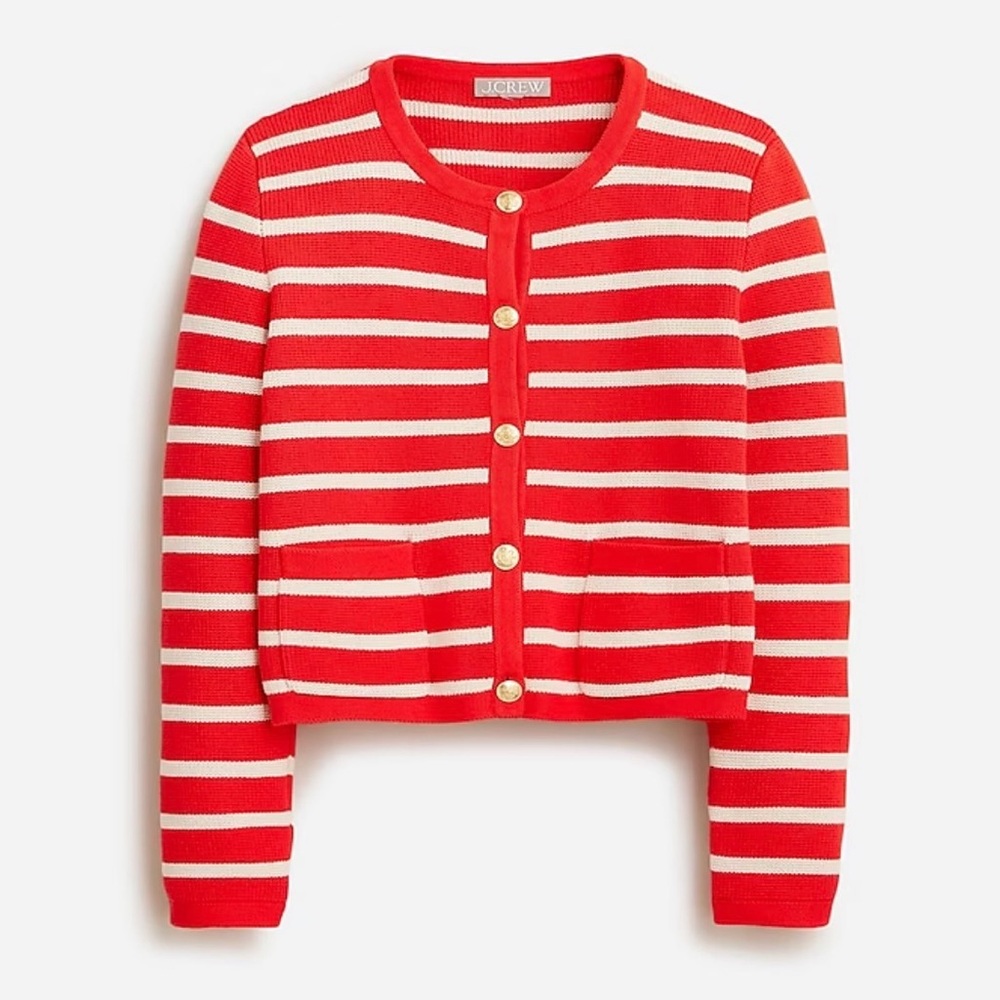 NWT J. Crew Emilie Patch Pocket Sweater XS